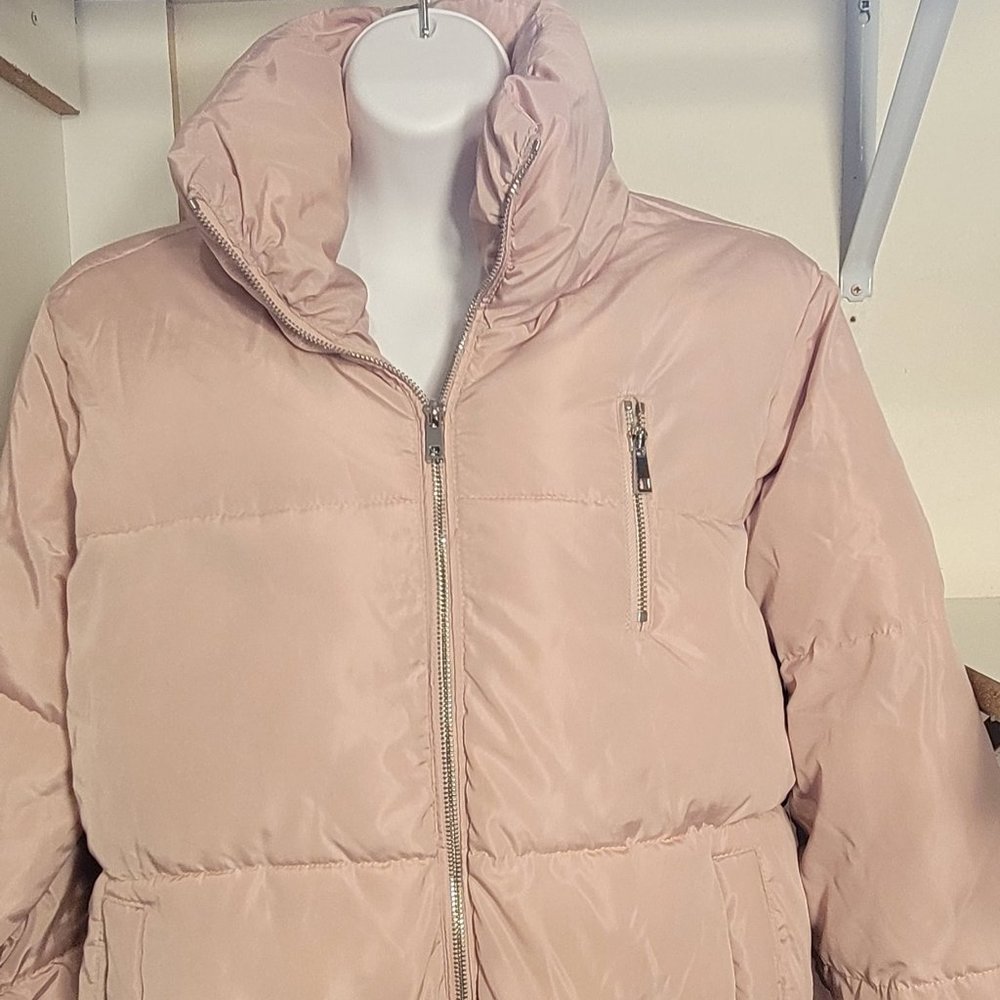 Venation Pink Bomber Jacket